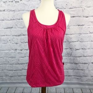 Prana double layer Mika dark pink tank